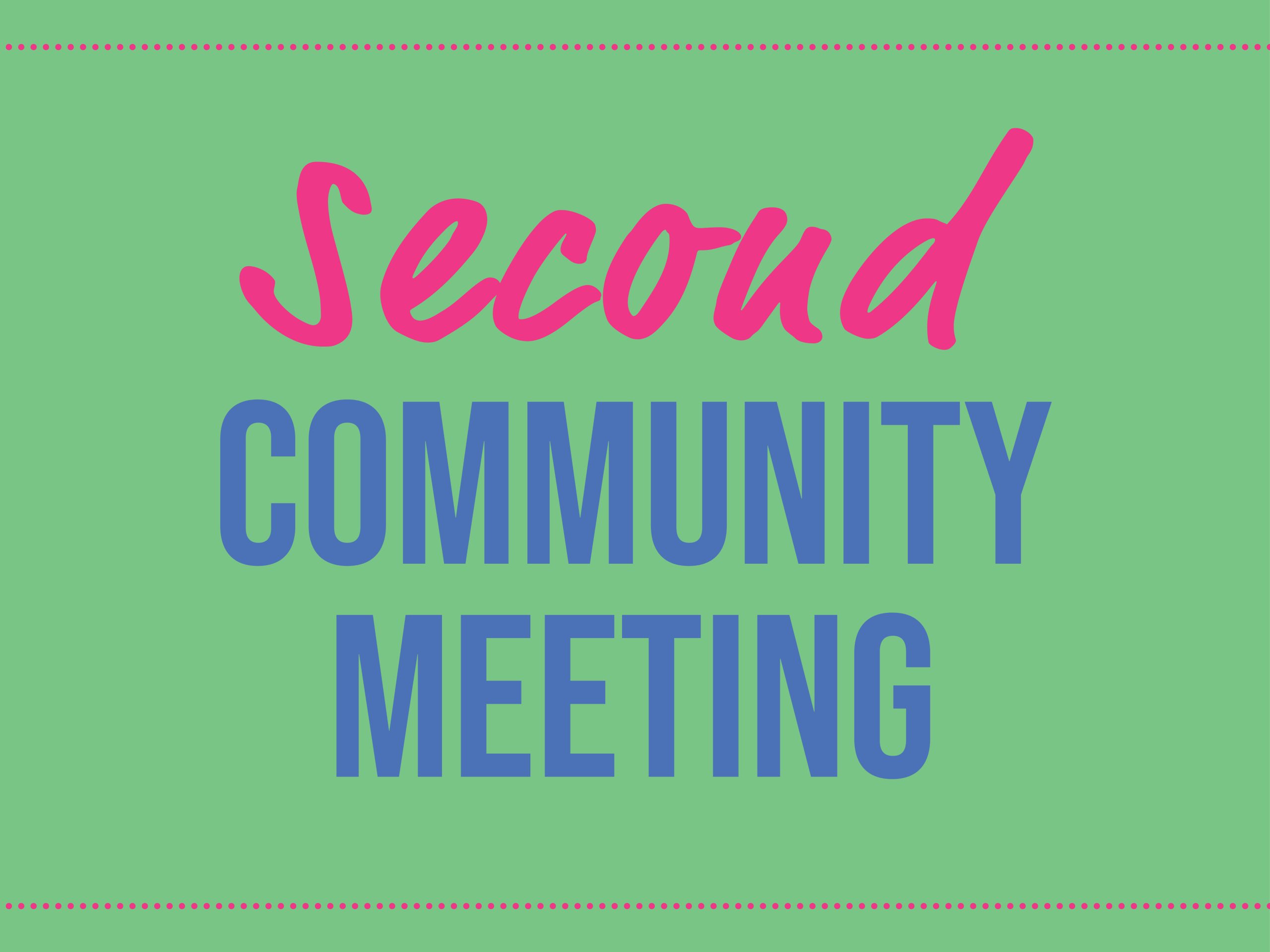 Second Community Meeting: September 23, 2024